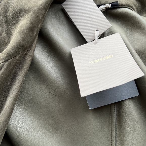 NWT Tom Ford sage green suede field jacket - Picture 10 of 11